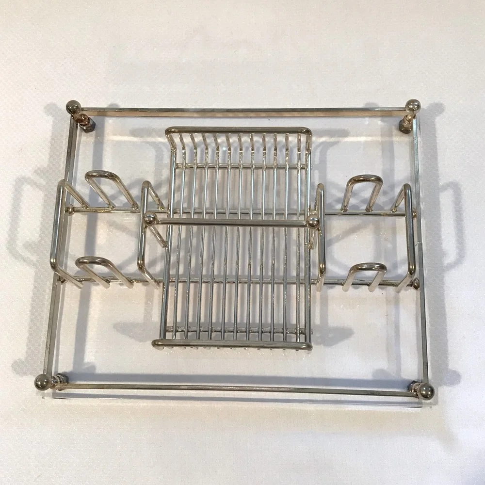 Vintage Charles Hollis Jones Lucile Brass Vanity Tray Mid Century Modern Regency